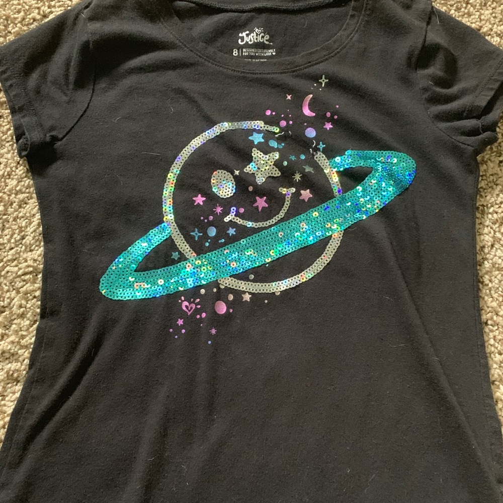 Girls justice tee